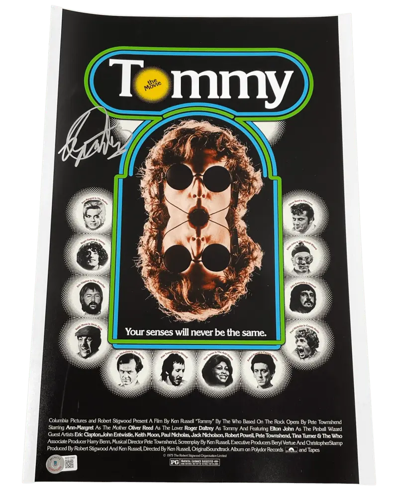 Roger Daltrey of The Who Authentic Autographed 12x18 Photo Poster #2