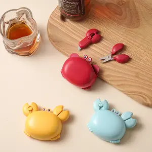 All-purpose Magnetic Crab Bottle Opener Compact Can Opening Tool Mini Scissors Household Practical Accessory-MM1
