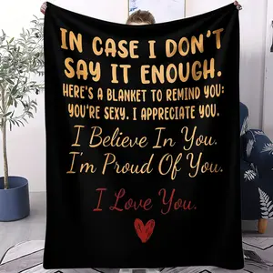 Blessing printed pattern blanket, suitable for all seasons, suitable for beds, sofas, cars, room decorations, and gifts, suitable for children or adults