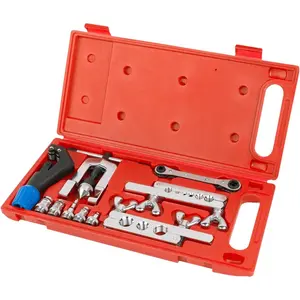 Flaring Swage Tool Kit for Copper Plastic  Pipe With Tubing  & Ratchet Wrench