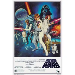 Posterazzi Star Wars 24X36 Poster Print - 24 x 36 in. Posterazzi Star Wars 24X36 Poster Print - 24 x 36 in.