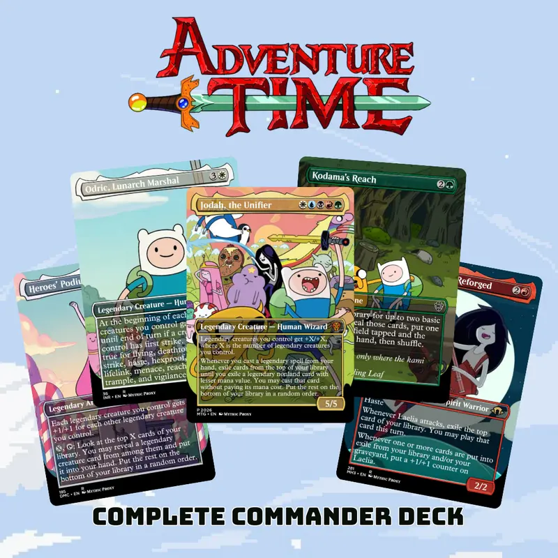 MTG Proxy 100+ Card Commander Deck  Grand Line Legends | Pirate Adventure  Theme | Includes Token - TikTok Shop