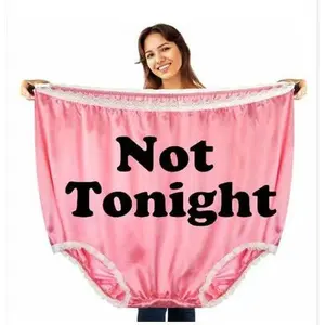Funny Giant Underwear Prank Gift – Oversized Lace Briefs, Unisex Joke Present, Viral Valentine’s Day & Party Gift