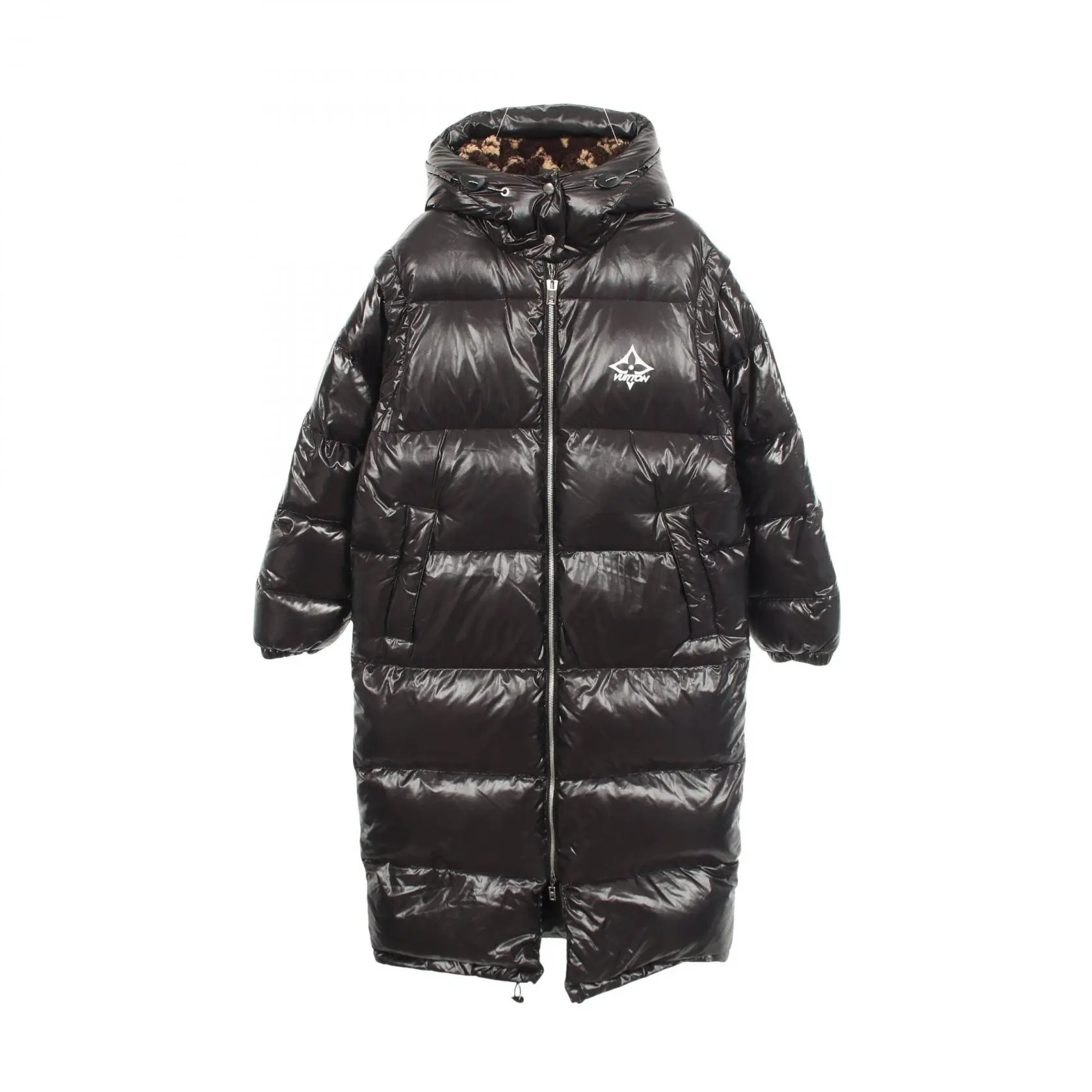 Pre-owned Louis Vuitton Nylon Small Leather Goods Down Jacket