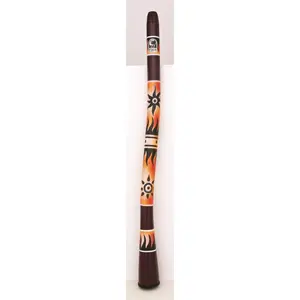 Toca  Curved Didgeridoo, Tribal Sun Design