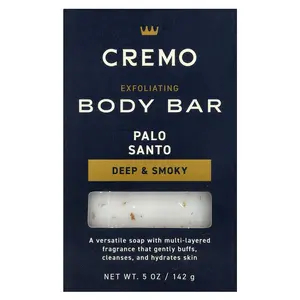 Cremo Exfoliating Body Bar, Palo Santo , 5 oz (142 g)