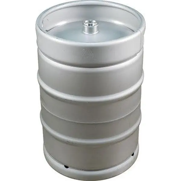 15.5 Gallon Sanke Keg | 1/2 bbl | Full-Size Keg | US D-Style Spear | New | Stainless Steel Beer Keg | Certified Commercial Quality