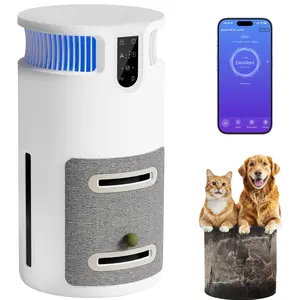 Warcat Pet Air Purifier for Home Large Room up to 2200 ft², H13 True HEPA Air Purifier with PM2.5 Air Quality Display & Sleep Mode Air Cleaner for Smoke, Dust, Pet Dander, Hair & Allergies AprilStockUp Mother'sDay