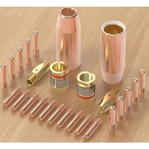 Welding Torch Accessory Kit - Nozzle Diffuser Tip Set for MIG Welding - .045" Compatible with Miller Millermatic - Durable Reusable Replacement Parts - M-25 M-40 Hobart Torch Fit