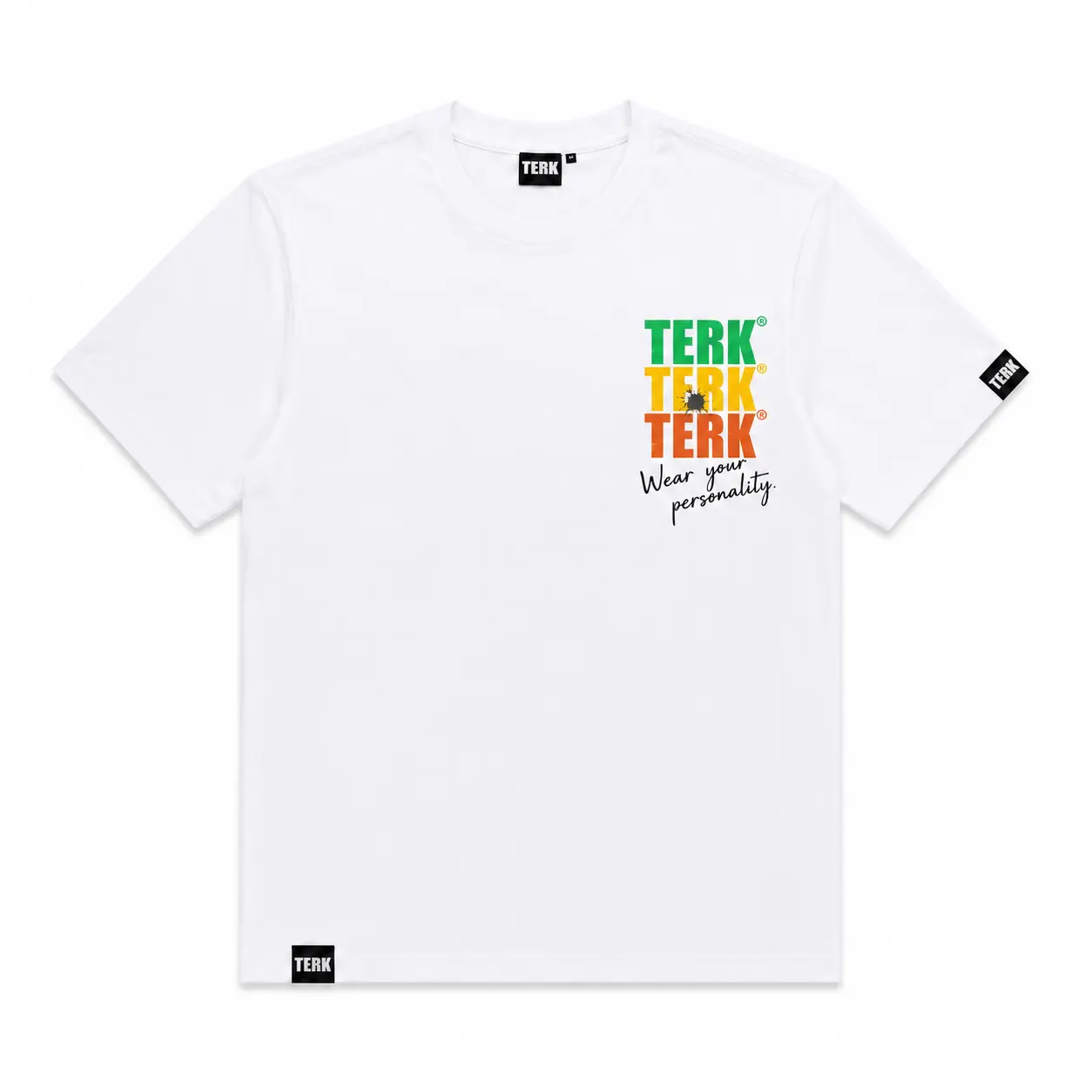 TERK® Signature Wear Your Personality Tee – White