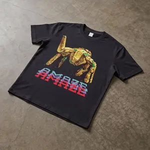 Amaze Graphic T-Shirt – Abstract Creature Streetwear Tee, Vintage Aesthetic Shirt, Cool Art Graphic Unisex Tee