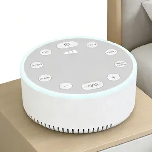 Immersive Sleep Therapy Machine - Combines Soothing White Noise, Ambient Light & Nature Sounds for Deeper Rest, Home/Travel
