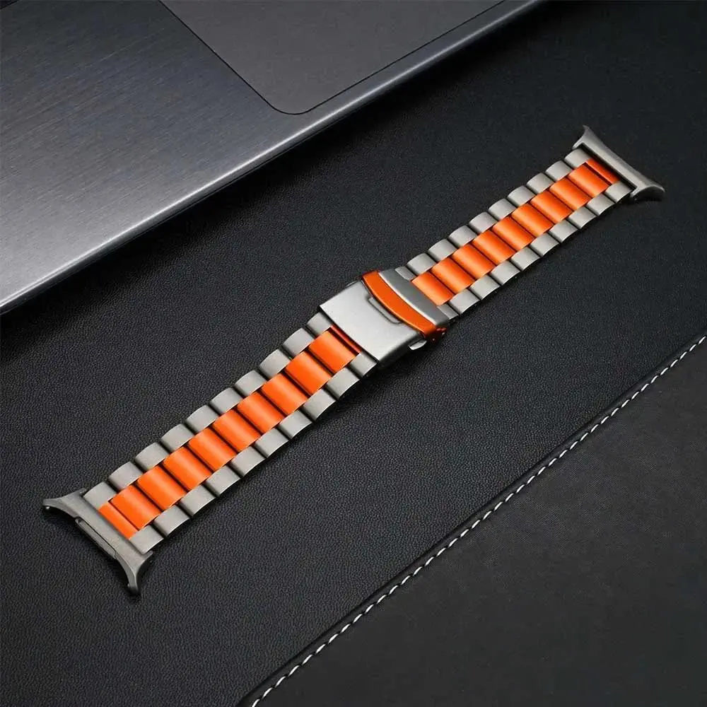 Titanium Watch Band, Business Watch Band for Samsung Galaxy Watch Ultra 47mm, Smart Watch Accessories for Men