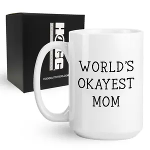 World's Okayest Mom Coffee Mug