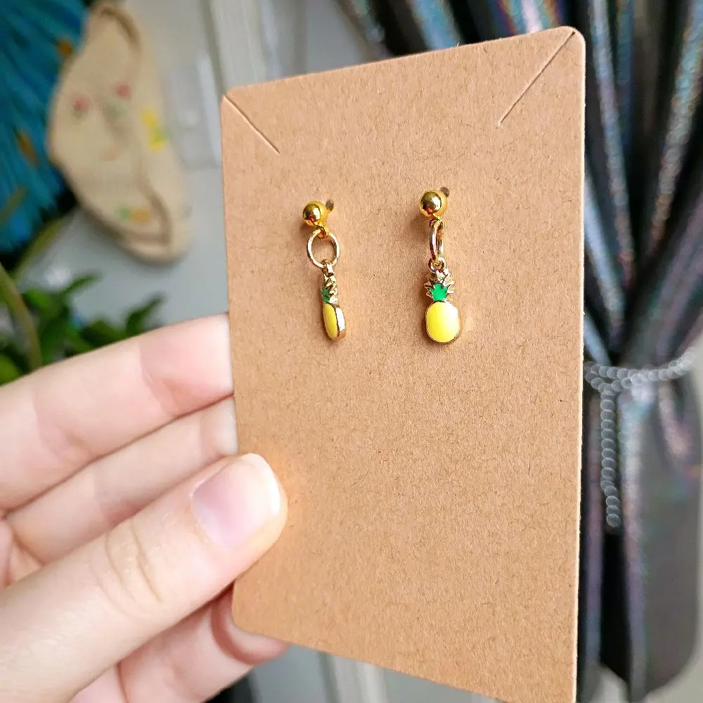 Pineapple Charm Earrings