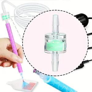 Diamond Painting DIY Tool Dust Filter Cleaner, Silicone Tube Filter, 10 Pack Abs Aquarium Water Pump Hose, 4mm Small Fish Tank Soft Tube