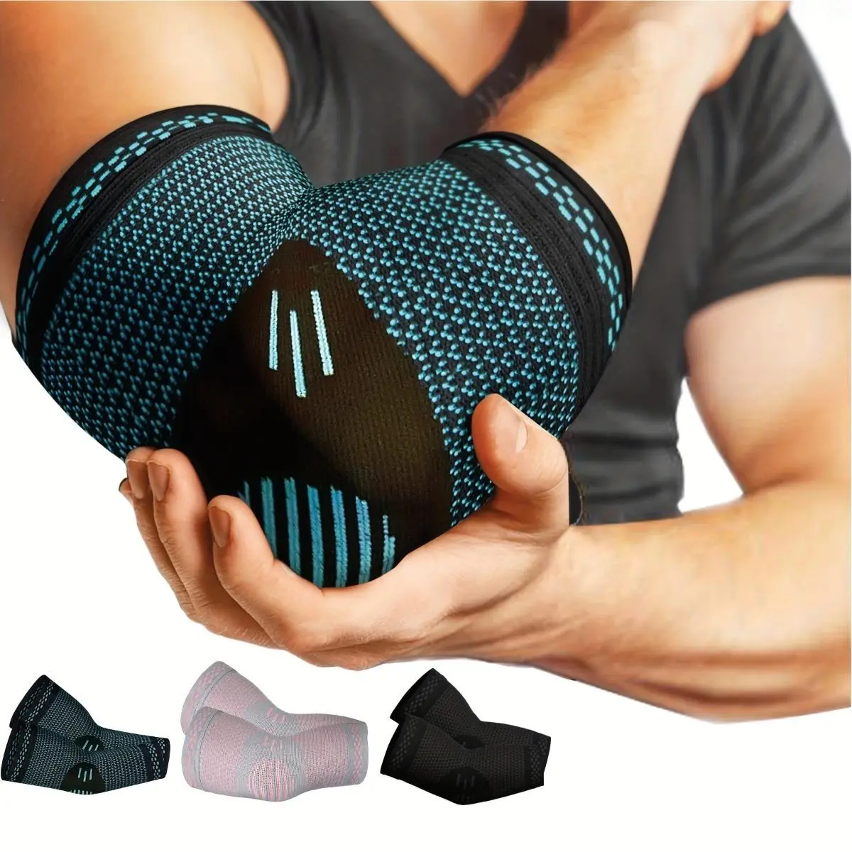 2 Pack Tennis Elbow Brace for Tendonitis and Tennis Elbow,Golfers Elbow, Arm Compression Sleeves for Women and Men, Bíceps Support Sleeve for Weightlifting, Basketball and Workout