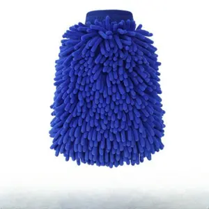 Double-Sided Chenille Car Wash Gloves, Coral Fleece Thickened Cleaning Mitts, Dual-Use Scrubbing Cloth for Vehicle Care & Car Detailing Tools
