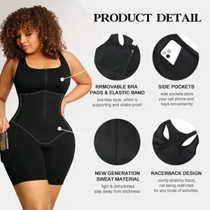 M&M Firm Compression Activewear Romper