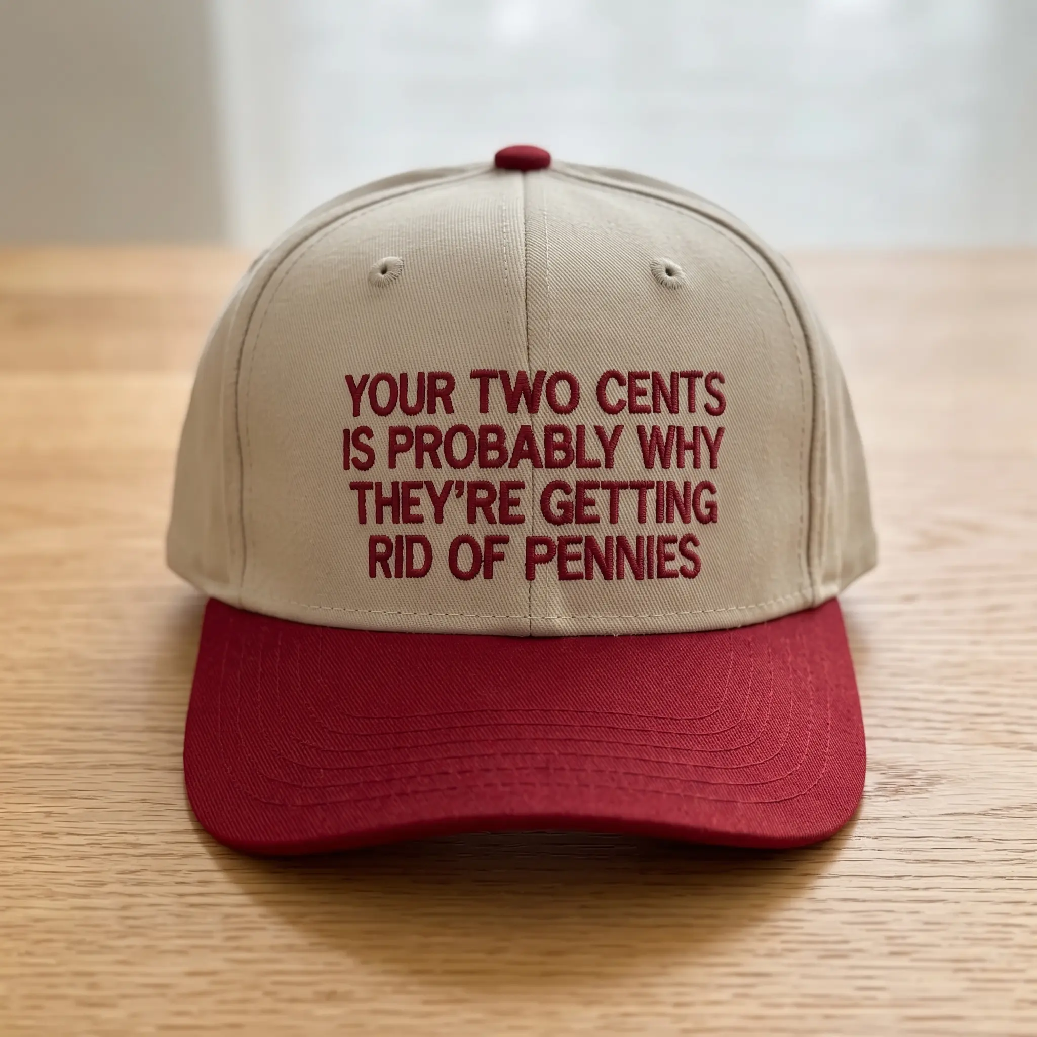Your Two Cents Is Probably Why They're Getting Rid Of Pennies Funny Hat, Sarcastic Introvert Cap, Anti Social Dad Hat, Unisex Adjustable Baseball Cap, Humor Quote Casual Streetwear Hat