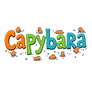 Capybara Keychain – Many Styles! Donut, Fish, Gamer & More with Strap