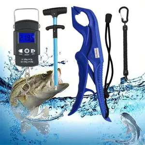 Complete Fishing Accessories Set, Includes Digital Scale, Accurate Weight Measurements, Hook Keeper, Hanging Rope, Dehooker, Hook Remover, Essential Gear for Outdoor Camping