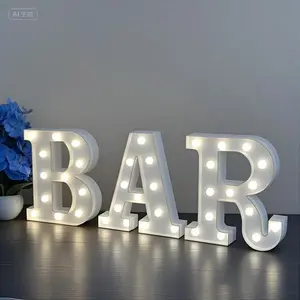 Lighted Marquee Sign for Pub - Battery Operated Pre-Lit Wall Decor - 23.03 x 8.66 Inch Illuminated Bar Sign - Reusable Hanging Decoration - No Wiring Needed Easy Installation