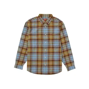 Supreme Plaid Flannel Shirt (FW22) Rust (men) by StockX