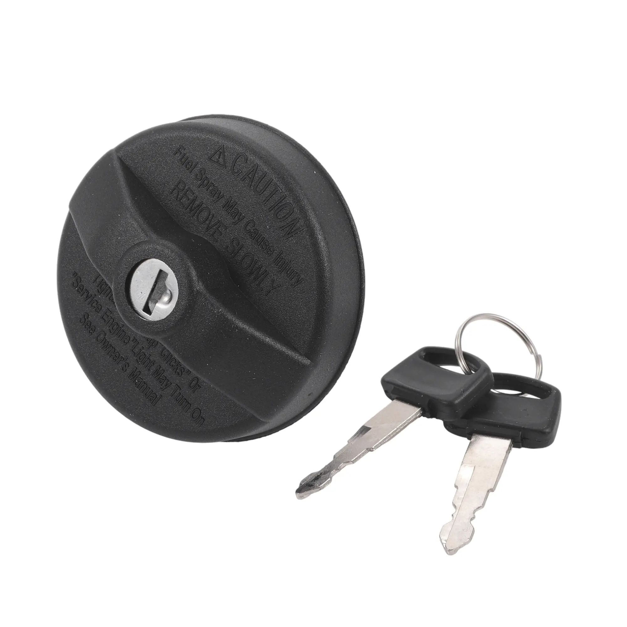 Plastic Locking Gas Cap Lock Fuel Tank Cap Black Fit for Toyota Camry Corolla RAV4 with Keys No.52100239/82202338 - Pack of 3