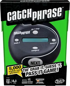 Hasbro Catch Phrase Electronic Game – Fun Party Game | Ages 12+ | 4+ Players | Portable & Active