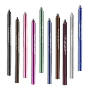 10 Packs Eyeliner Pencil Set, Waterproof Glitter Eye Shadow & Lip Liner, Soft Colorful Gel Formula, Creates Bold and Defined Lines