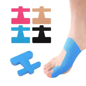 Precut Kinesiology Tape for Bunion 40 Pcs - Big Toe Support Pain Relief Breathable Latex-Free Hypoallergenic
