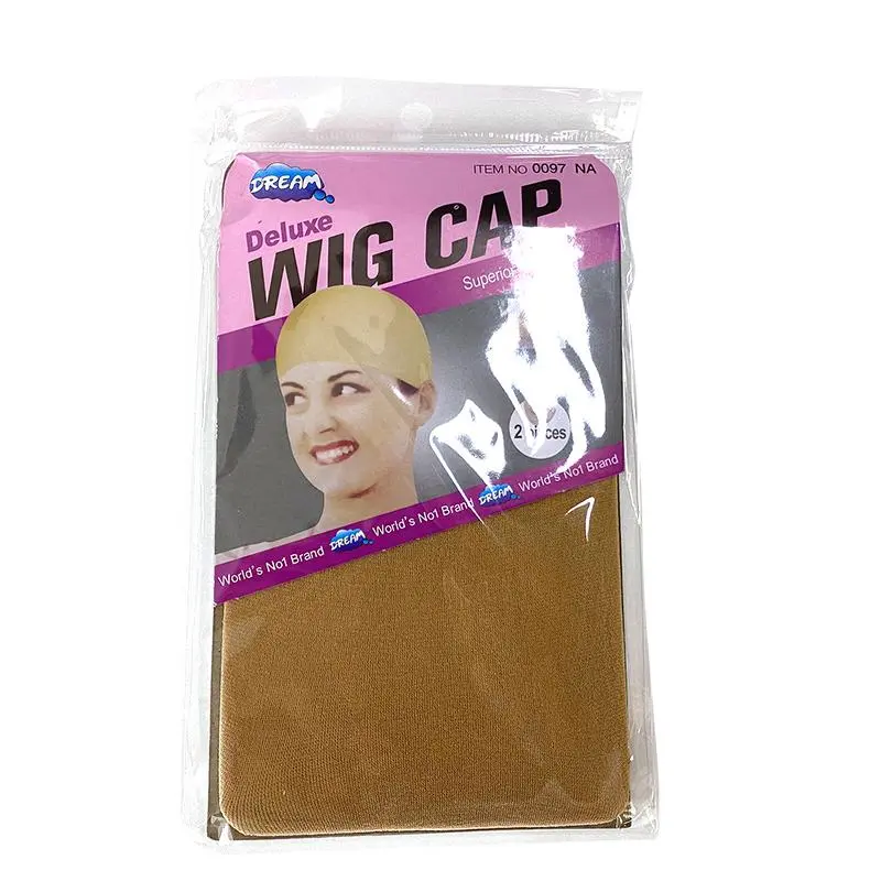 v-like Transparent Lace Front Wig Cap for Women, Women's Hair Extensions & Wigs Accessory, 2-Piece Set (1 Pack), Two Piece Set
