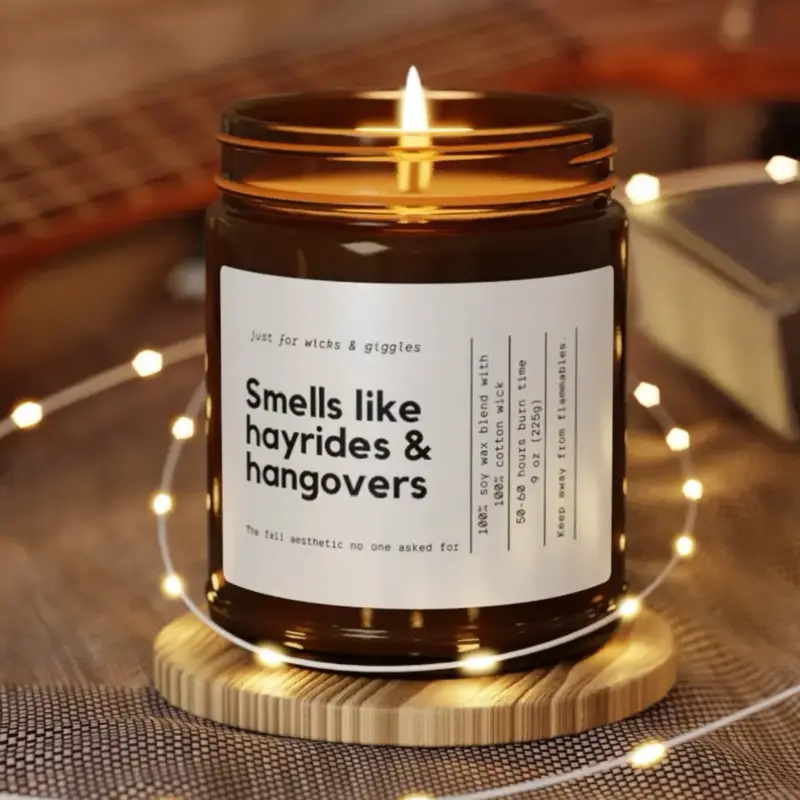 Smells Like Hayrides & Hangovers Candle