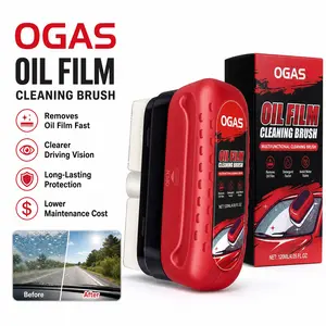 Oil Film Cleaner Refresh Glass Coating for Windshield, Strong Front Windshield Remover, Improves Clarity and Visibility, Includes Refill Liquid