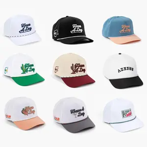 Full Collection Breezy Golf "Have A Day" Retro Rope Hat Series | Limited Edition Tour Championship & WM Phoenix Open Collab | Aesthetic Performance Golf Cap | Multi-Color Summer Essentials | Luxury Golf Gift for Men & Dad | Premium Golf Hat