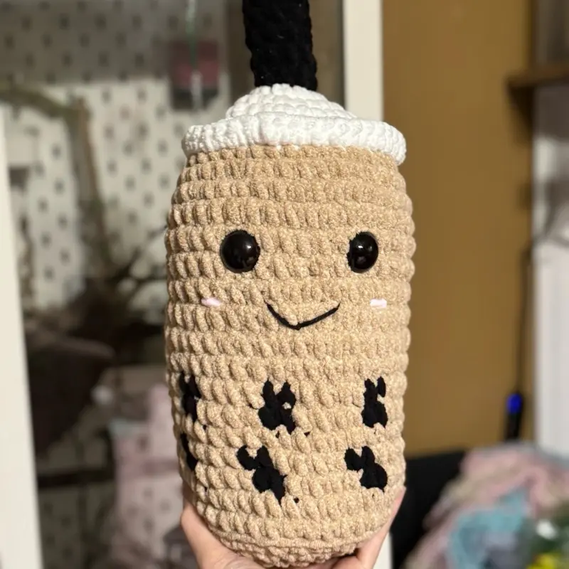 Handmade crochet amigurumi large boba