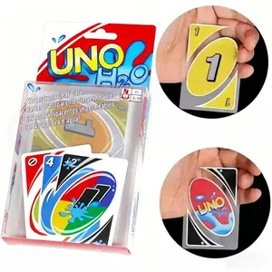 Card Games - Waterproof Clear UNO H2O Plastic Playing Cards - for Swimming Pool, Beach Party, Camping & Travel - Fun Summer Gift for Family, Kids & Friends - 1 Deck Classic Set