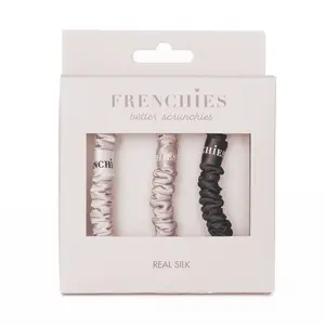 Frenchies 100% Silk Skinny Scrunchies