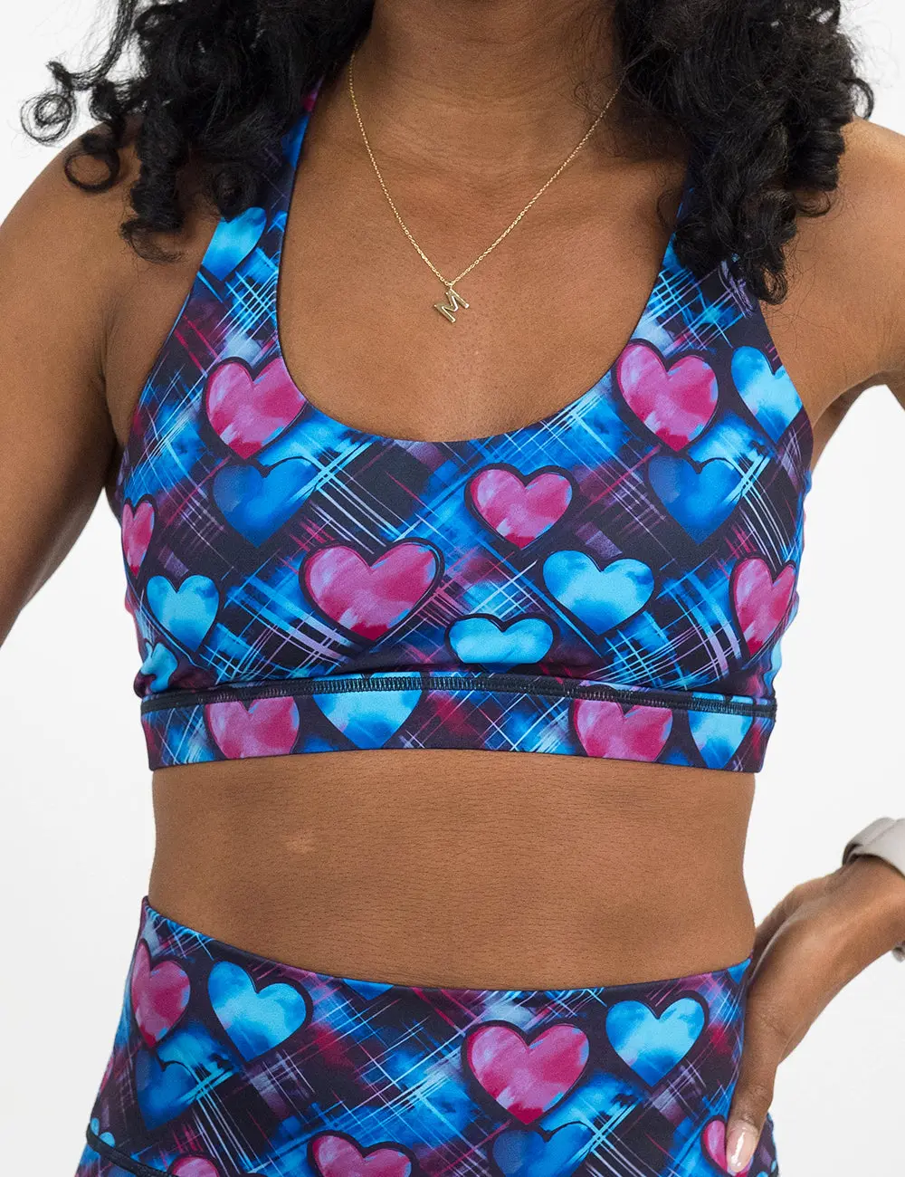 CVG Butterfly Back Bra Blue Without You Yoga Sports Bra Workout Bra Yoga Gym Activewear Yoga Clothes Fitness Bra Athleisure Bra