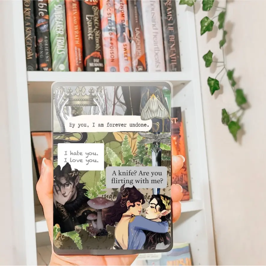 Cruel Prince Collage Inspired Kindle Insert - Multiple Finishes kindle accessory