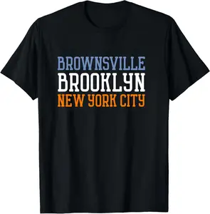 Brownsville Brooklyn Retro New York City Unisex Graphic T-Shirt