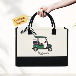 Personalized Golf Cart Tote Bag - Golfing Christmas Gift Ideas, Custom Golf Cart Bag, Golf Lover Gift TQN3427LTH