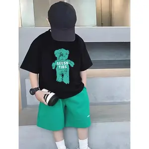 2026 Trendy Boys' Clothing, Casual and Comfortable Short-Sleeve T-Shirt for Middle and Older Boys