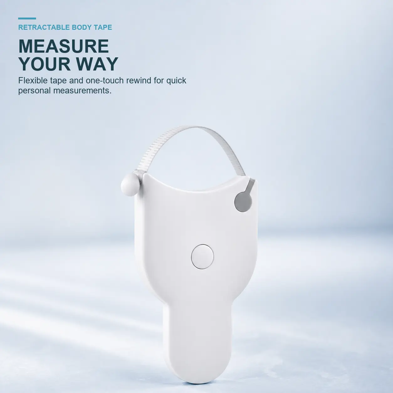 Clothing Measuring Tape - 60-Inch (5 cm Markings) Sewing Tool with Push Button 3D Automatic Lock, Full 60in Range for Accurate Body，Portable Fitness Measuring Tool with Retractable Function (60 Inches), Measuring Instrument