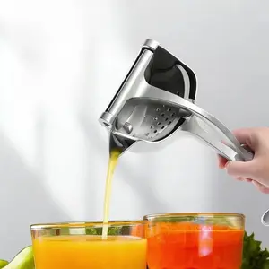 Manual Juicer, Fruit Juice Squeezer, Lemon Juice Squeezer, Fruit Vegetable Juicer, Detachable Heavy Duty Stainless Steel Citrus Squeezer Extractor Tool, Citrus Press, Premium Quality Metal Alloy Squeezer