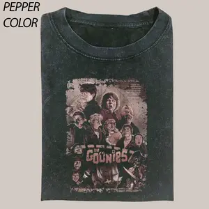 The Goonies Classic Movie Poster Tee - 80s Adventure Film Graphic T-Shirt - Hey You Guys! The Goonies Vintage T-Shirt - Adventure Grunge Style - Retro Goonies Movie Merch -  Gift for Movie Lover