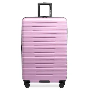 U.S Traveler US09181L30 30 in. Checked Large Boren Hardside Rugged Spinner Luggage, Lavender