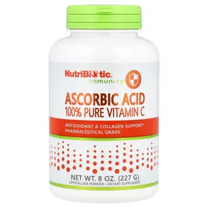 NutriBiotic Immunity, Ascorbic Acid, 100% Pure Vitamin C, Crystalline Powder, 8 oz (227 g)