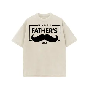 Digitex Unisex Acid Washed "Father’s Day" Graphic T-Shirt, Heavy Cotton Short Sleeve Crewneck Tee for Dad Gifts, Holiday Wear and Everyday Use